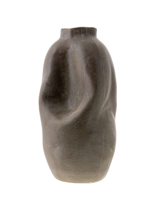 Decorative Vase Irregular Brown 20x20x40cm