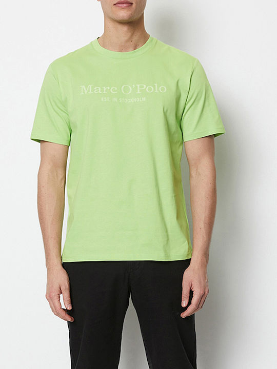Marc O'Polo Men's Short Sleeve T-shirt Lawngreen