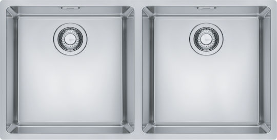 Franke Maris Bowl MRX 220-40-40 1270525283 Drop-In Мивка Inox Ш86.1xД43.6см Сребрист