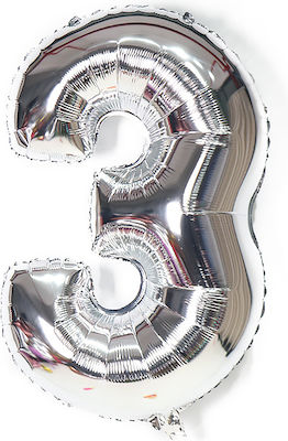 Balloon Silver Balloon No 3 (16 Inches)