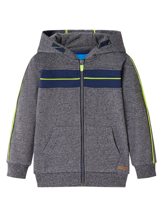 vidaXL Kids Sweatshirt Cardigan with Hood grey