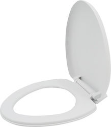 Ankor Καπάκι Λεκάνης Soft Close Πλαστικό 47x36.5cm Λευκό