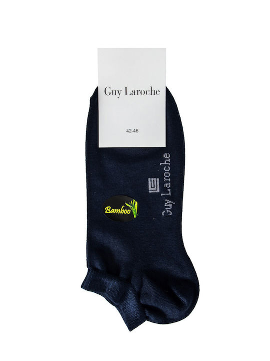 Guy Laroche Ανδρικές Μονόχρωμες Κάλτσες Μπλε