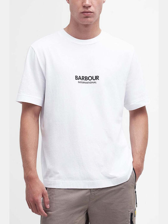 Barbour Ανδρικό T-shirt Κοντομάνικο Whisper White