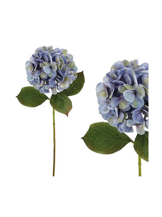 Marhome Ramură Decorativă Artificială Hortensia Light Blue 60cm 1buc