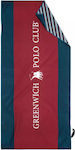 Greenwich Polo Club Πετσέτα Σώματος Microfiber Κόκκινο 170x80εκ.