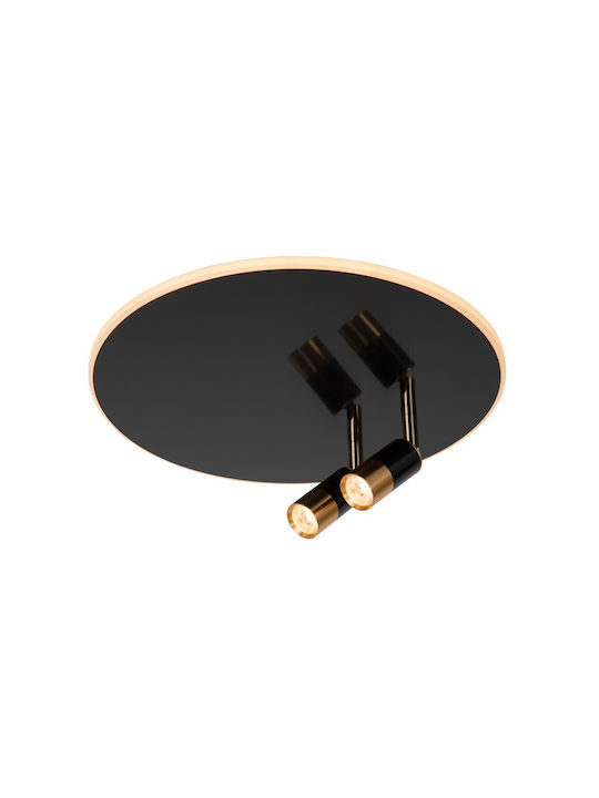 Lucide Lightning Einzel LED Warmes Weiß Spot in Schwarz Farbe