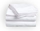 To megalo pazari Hotel Sheet White Queen Size 240x260cm 1pcs