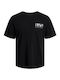 Jack & Jones Men's Short Sleeve Blouse Black