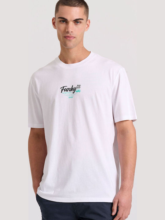 Funky Buddha Тениска Бял