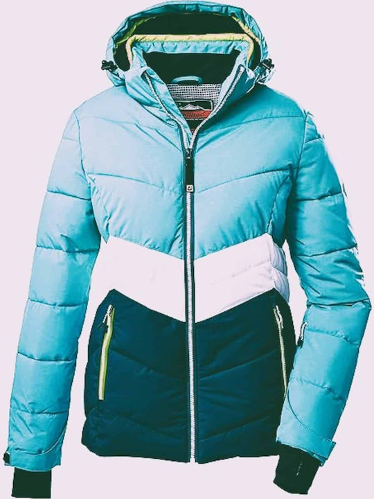 Killtec 38599-526 Frauen Jacke aus für Ski & Snowboard Türkis