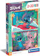 Clementoni Παιδικό Παζλ Super Color Disney Stitch 2x20 Τμχ.