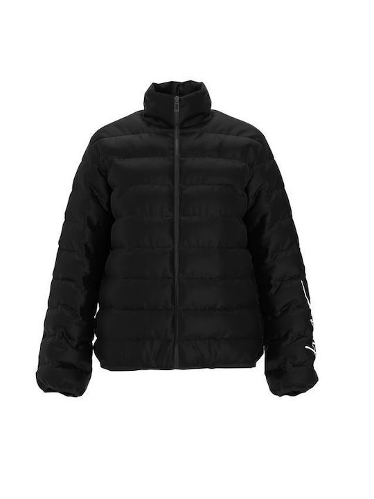 Hugo Boss Scurt Jachetă de femei Puffer pentru iarnă Black