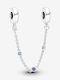 Pandora Charm Talisman with Stones with Stones from Silver Light Blue