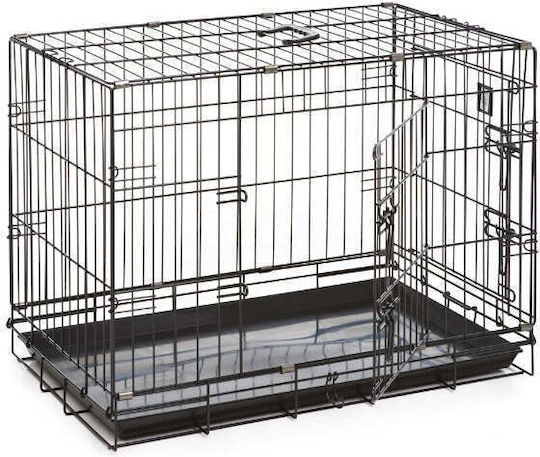 MP Bergamo Custi de câine din sârmă cu 2 uși 92.5x56.5x64.5cm