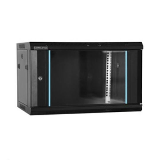 DateUp Επιτοίχια Καμπίνα Rack 15U 54x45x76.9cm Μαύρο MW.5415