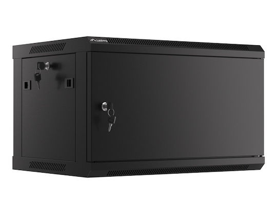 Lanberg Wall Mounted Rack Cabinet 6U 60x60cm Black WF01-6406-00B