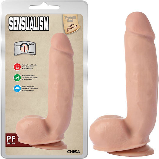 Ein Stringy Nice-touch Penis mit Saugnapf 21 Cm
