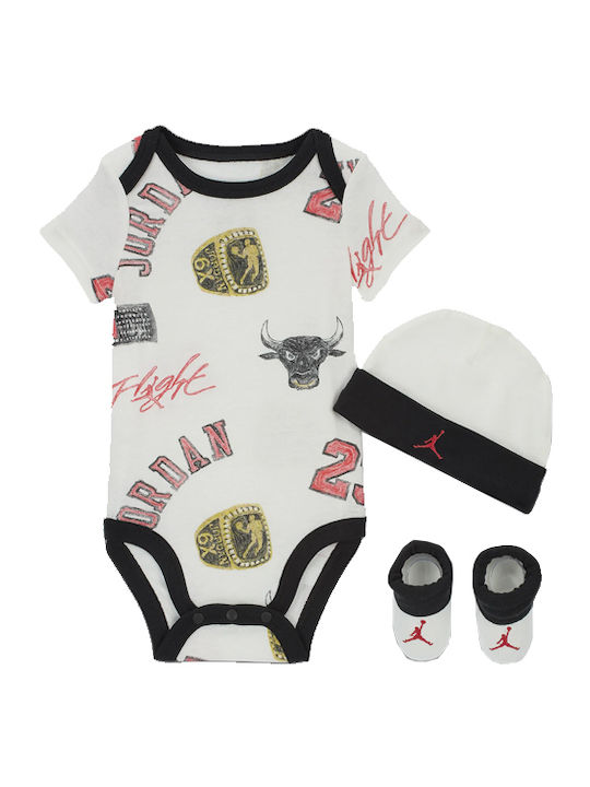Jordan Set Baby Bodysuit White