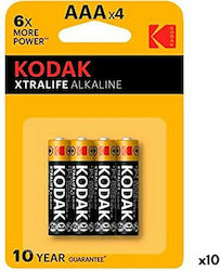 Kodak Xtralife Αλκαλικές Μπαταρίες AAA 1.5V 4τμχ