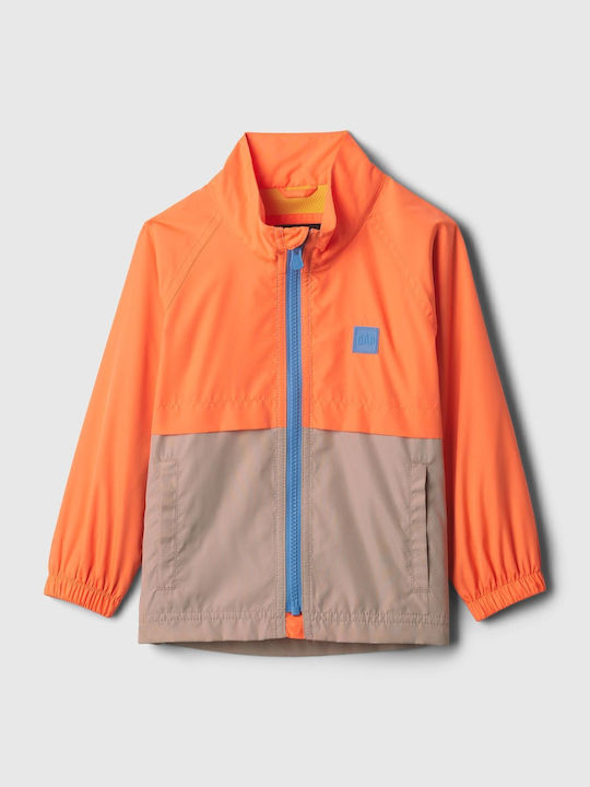 Kids' Casual Jacket Windproof Neon Orange Bolt