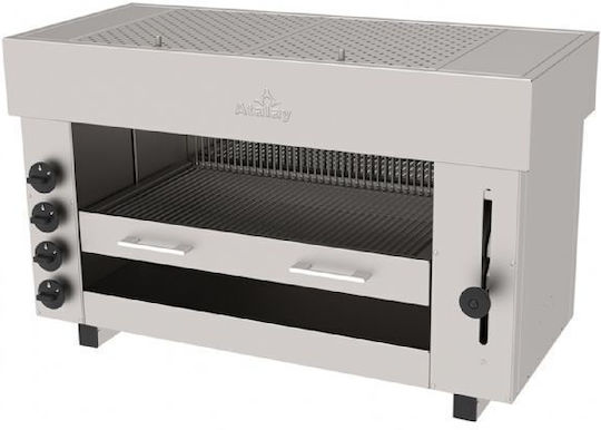 Atalay Asm-4g Σαλαμάνδρα Υγραερίου Με 4 Καυστήρες 960x430x600cm (κατόπιν Παραγγελίας) 960x430x600