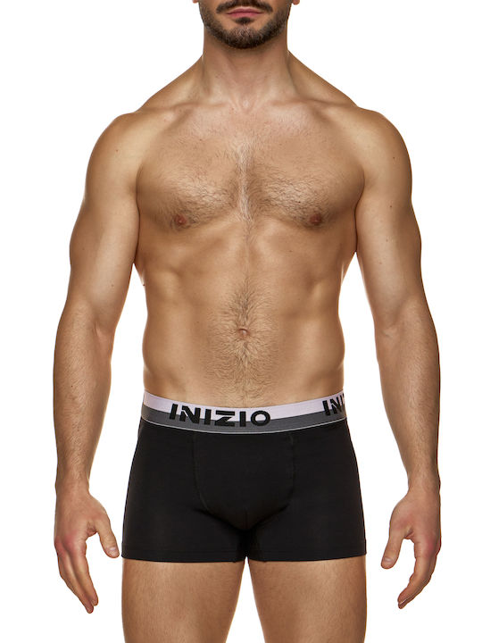 Inizio Men's Boxer Black