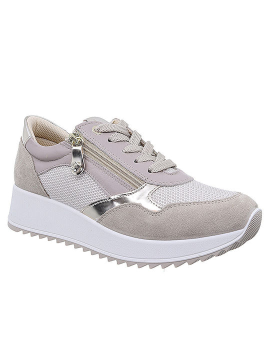 Imac Damen Anatomisch Sneakers Beige