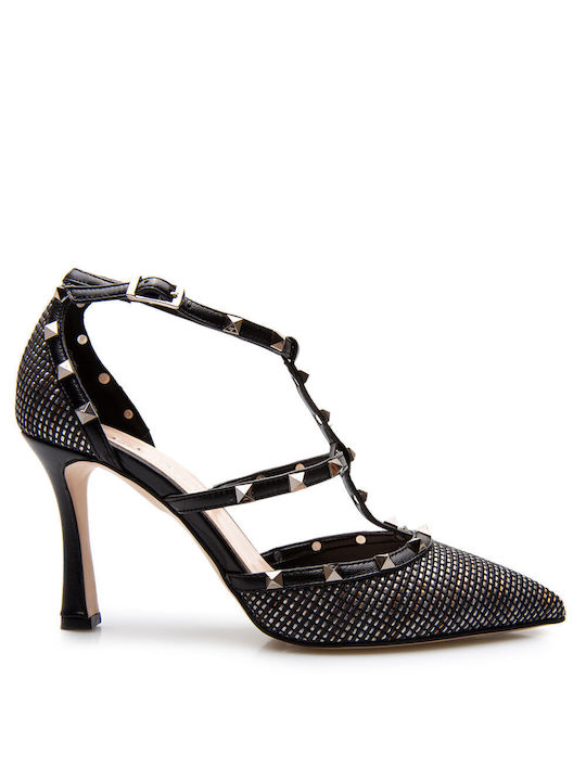 Labrini Black Heels