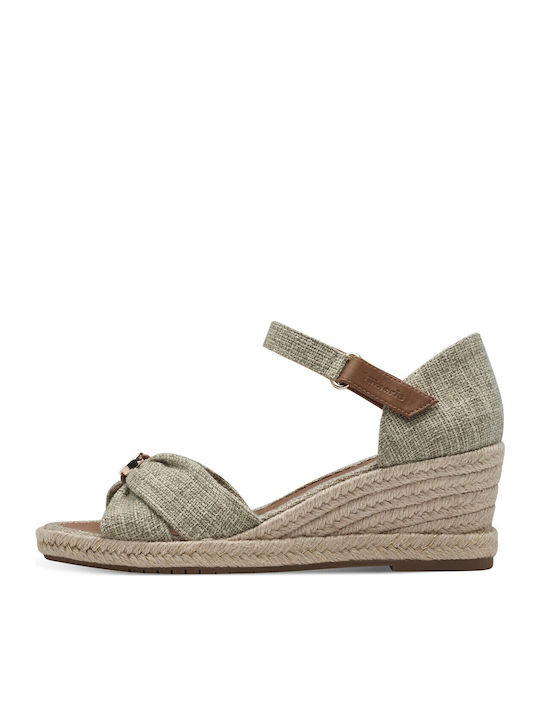 Tamaris Ανατομικές Καλοκαιρινές Γυναικείες Πλατφόρμες Μπεζ 1-28357