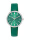 GO Mademoiselle Women's Watch with Green Leather Strap