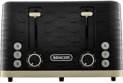 Sencor Φρυγανιέρα 4 Θέσεων 1600W Μαύρη