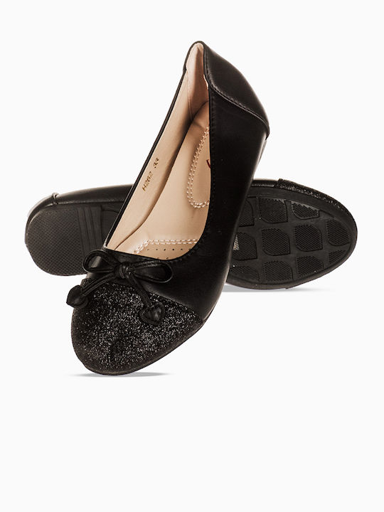 The Shoemart Παιδικές Μπαλαρίνες Μαύρες