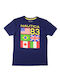 Nautica Kids Blouse Short Sleeve Blue