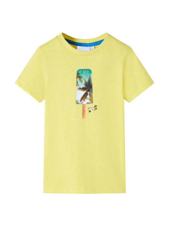 vidaXL Kids Blouse Short Sleeve Yellow