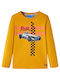 vidaXL Kids Blouse Long Sleeve ochre