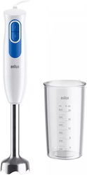 Braun Hand Blender with Stainless Rod 600W Blue