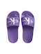 Calvin Klein Monogram Women's Slides Purple