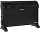 Mesko Floor Convector Heater 2000W 53.5x38.5cm Black