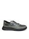 Leder Herren Freizeitschuhe Gray
