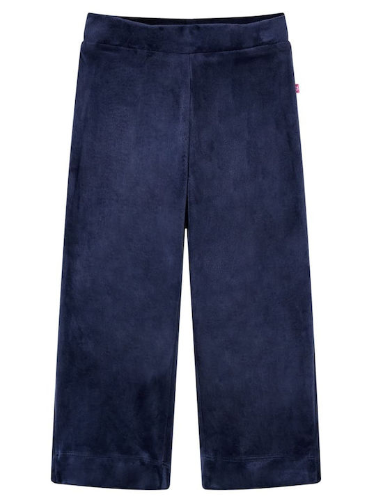 vidaXL Kids Trousers Dark Blue