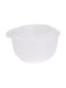 Excellent Houseware Μπωλ Σερβιρίσματος Στρογγυλό Πλαστικό Διάφανο με Διάμετρο 22εκ. 3τμχ