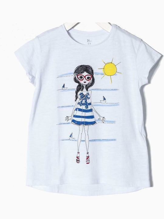 Zippy Kids T-shirt White Jersey