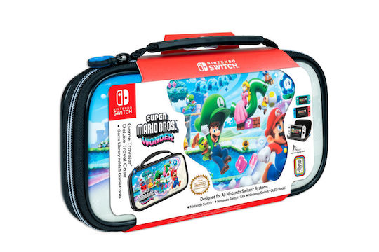 Nacon Deluxe Θήκη Μεταφοράς Super Mario Bros Wonder για Κονσόλα Switch