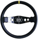 Leather Car Steering Wheel Black