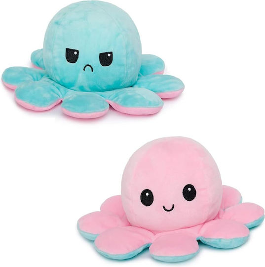 Plüsch Umkehrbarer Oktopus 20 cm (Verschiedene Designs) 1Stück