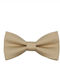 JFashion Baby Fabric Bow Tie Beige