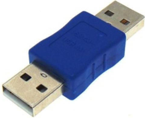 Konverter USB-A männlich zu USB-A männlich 5Stück 04.003.0001