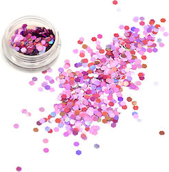 ALX Cosmetics Confetti for Nails in Pink Color