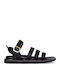 Envie Shoes Flatform Sandals E32-19364-34 Μαυρο